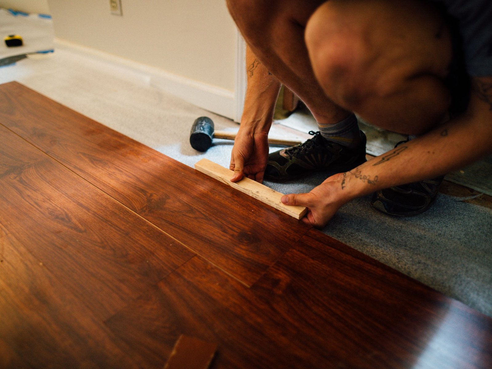 Ragréage sur plancher en bois